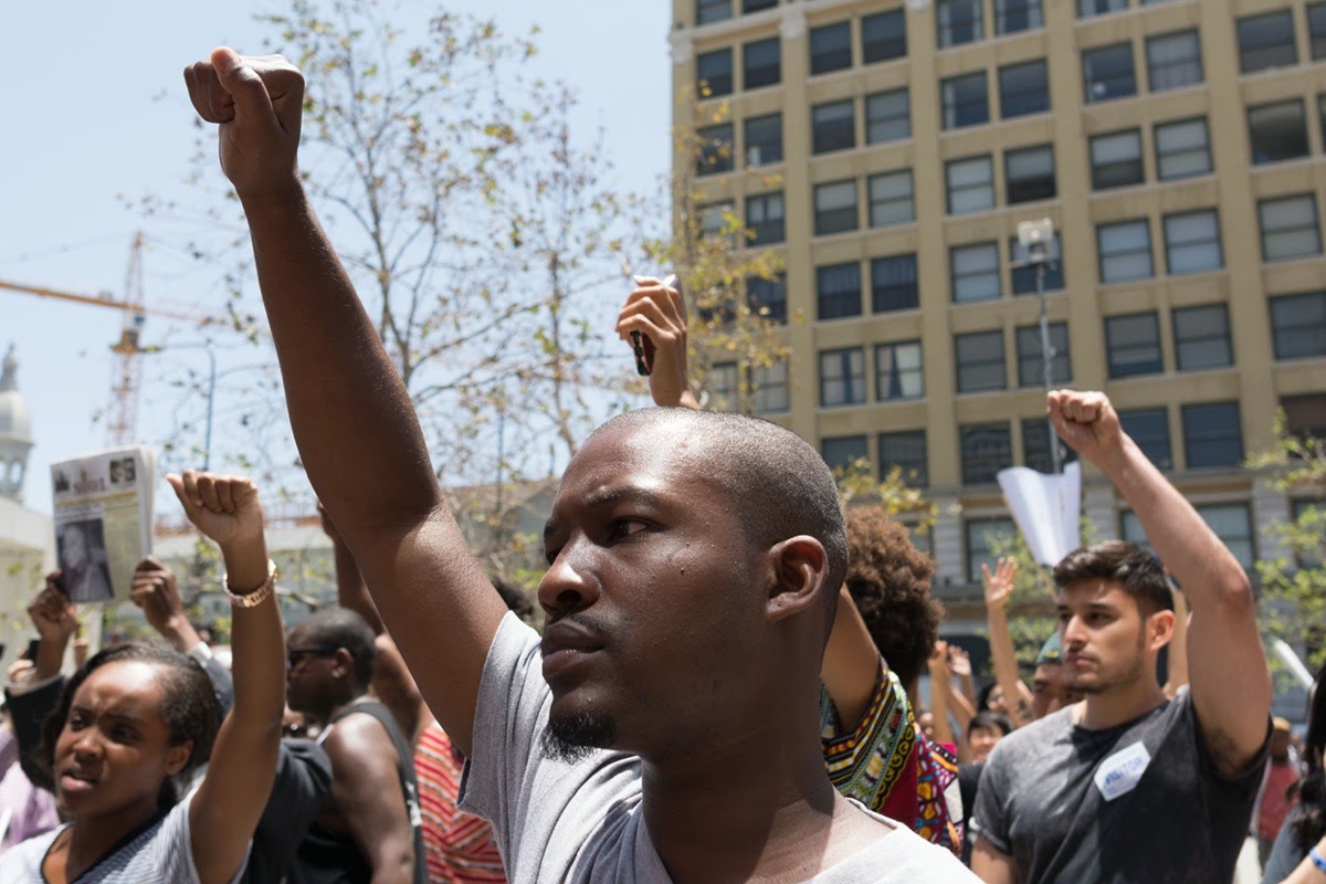 Black lives matter protestors; How Unions have Supported Black Lives Matter